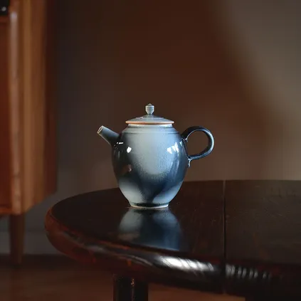  |溪兰窑变小茶壶纯手工茶壶单壶陶瓷泡茶壶茶具家用